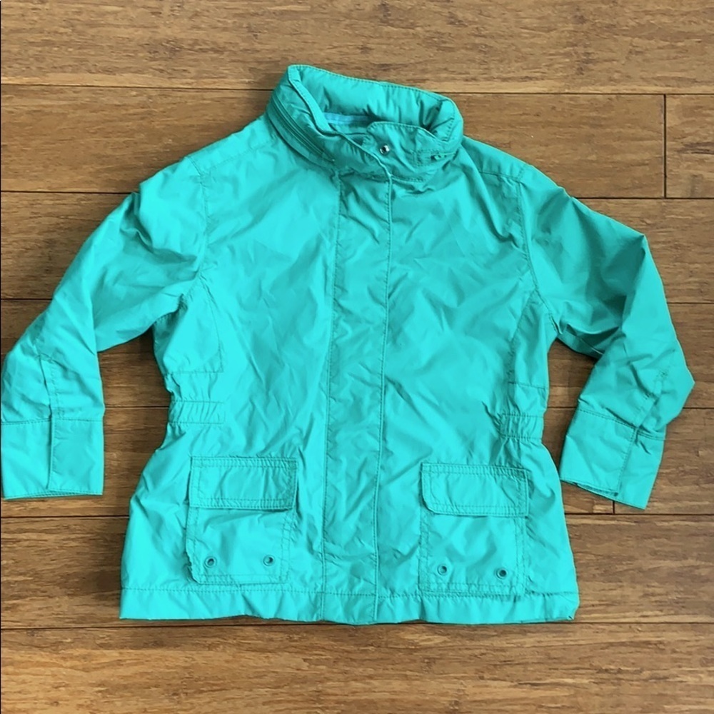 NEW GAP Girls Windbreaker Mint Green sz 4-5